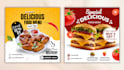 design attractive food posters, restaurant flyers