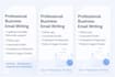 write professional business emails and follow ups