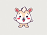 draw cute cartoon character logo design