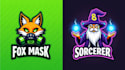 make a high quality fox mask logo design in 12 hours