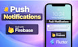 add firebase push notifications for flutter ios and android