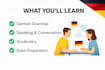 teach german from beginner a1 to b1 step by step