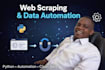 do data scrapping, cleaning, mining, web automation using python and  no code