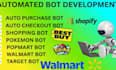 develop auto purchase bot auto buying bot pokemon bot monitor bot