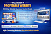 design profitable website for shift4shop godaddy squarespace surecart shopify