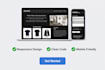 design a modern landing page using HTML and CSS