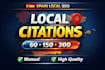 create high quality spain local citations for local SEO