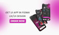 do mobile app design in figma, ui design, app design