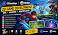 create or fix topnotch 2d rpg multiplayer fighting games on gdevelop, unity