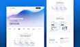 design a modern startup landing page UI in figma