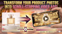 create product ad video from images and website info