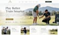 design wix golf coach website golf academy website with lesson booking