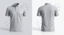 create unique sublimation golf polo tshirt pattern design and 3d mockup