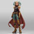 fantasy superhero character caricature