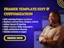 edit, customize, rebuild your framer template professionally