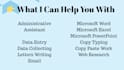 do data entry copy paste and administrative assistant work