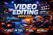 video editing and design