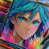 draw anime art and illustration