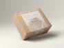 design custom product box packaging and label with mockup