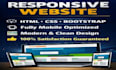 design HTML CSS bootstrap website using bootstrap 5