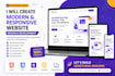 design HTML CSS bootstrap website using bootstrap 5