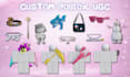 create custom roblox ugc accessories, hair and characters