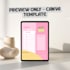 design an aesthetic planner canva template