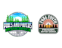 design a professional pine tree logo with free vector files