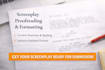 proofread and format your screenplay to industry standards