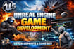 do unreal engine game development, develop unreal engine game, ue5 blueprints