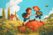 draw children book illustration and 3d children book