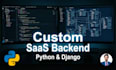 build ai integrated saas website with python django web app and API integration