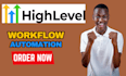 build gohighlevel website setup email automation workflow gohighlevel expert