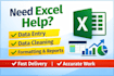 clean, format, merge, spilt excel data