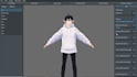 create 3d characters compatible with vroid, vrm, vrchat