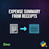 create a clear expense summary from your receipts