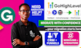 migrate hubspot, activecampaign, or clickfunnels to gohighlevel
