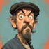 draw a funny caricature with my style