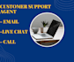 manage your customer support, emails and live chat