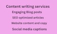 write contents and edit articles