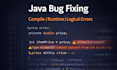 fix java bugs and develop java desktop applications