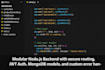 fix nodejs API bugs and build secure rest apis with mongodb