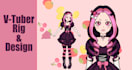 rig or design your live2d vtuber character for streaming