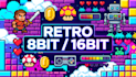 create retro 8bit 16bit pixel art characters and animations for games in unity