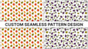 create custom seamless vector pattern designs