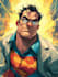 retro vintage comic book cover, comic cover design
