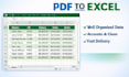 convert PDF to excel manually with high accuracy