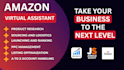 be your amazon expert and fba virtual assistant