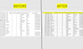 clean and format data, do convert pdf or image to excel or google sheets