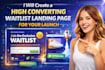 create a high converting waitlist landing page for your launch